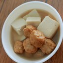 鶏団子と高野豆腐のあっさり煮